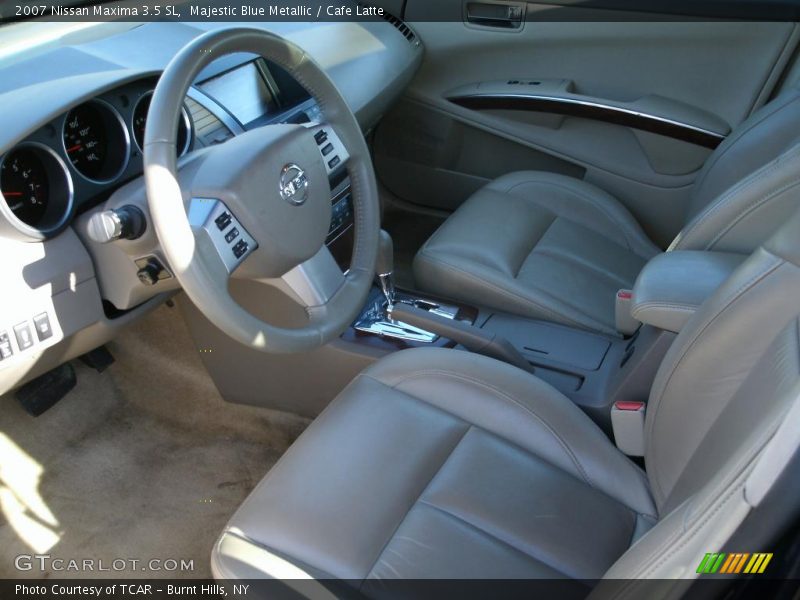 Majestic Blue Metallic / Cafe Latte 2007 Nissan Maxima 3.5 SL