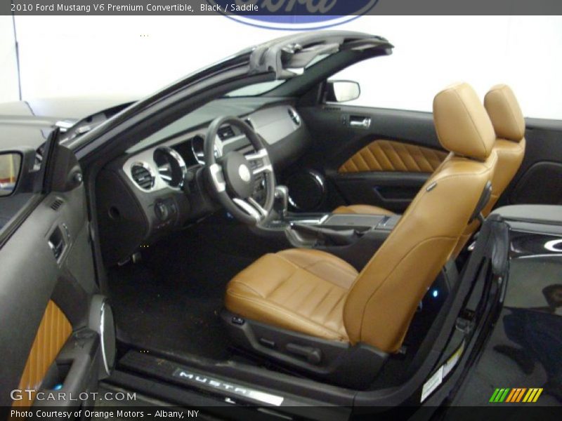 Black / Saddle 2010 Ford Mustang V6 Premium Convertible