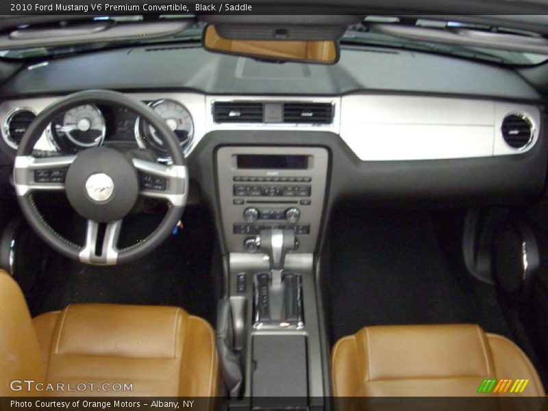 Black / Saddle 2010 Ford Mustang V6 Premium Convertible