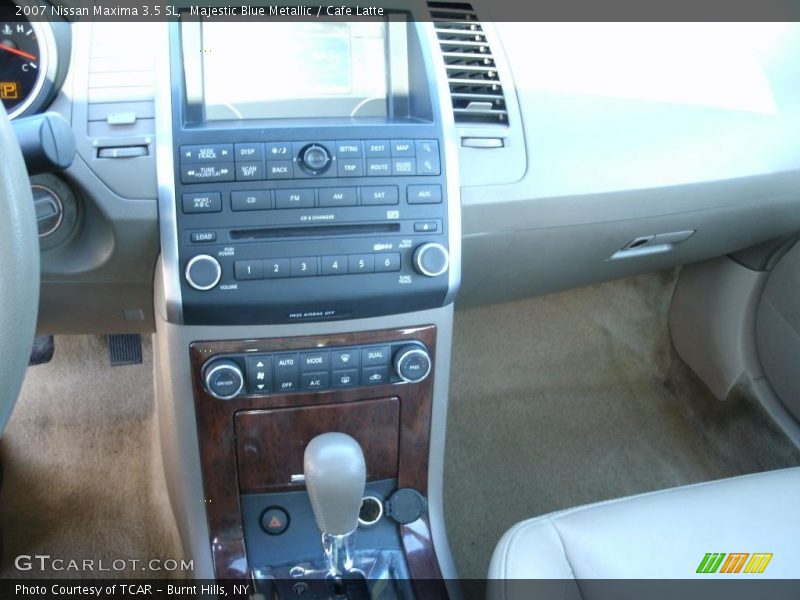 Majestic Blue Metallic / Cafe Latte 2007 Nissan Maxima 3.5 SL