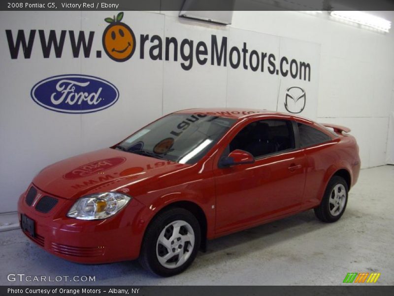 Victory Red / Ebony 2008 Pontiac G5