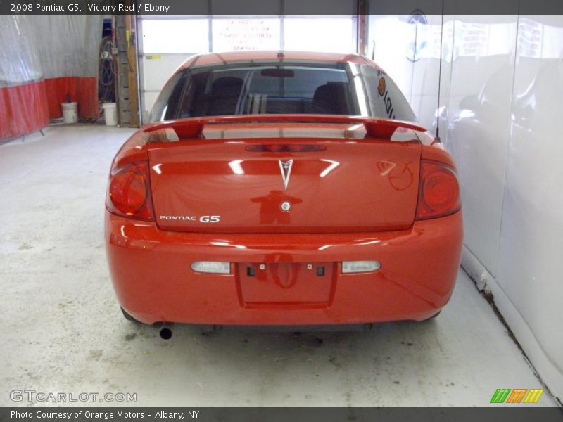Victory Red / Ebony 2008 Pontiac G5