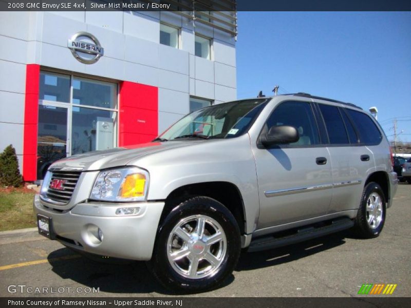 Silver Mist Metallic / Ebony 2008 GMC Envoy SLE 4x4