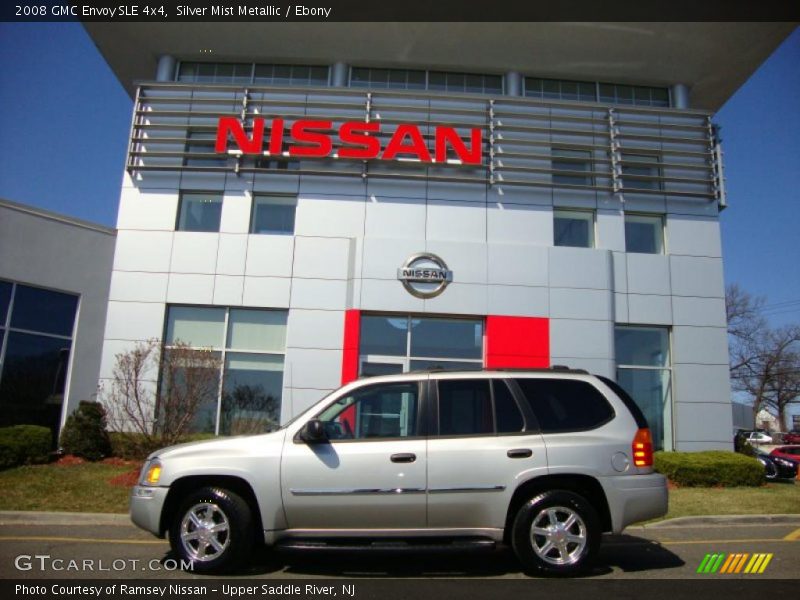Silver Mist Metallic / Ebony 2008 GMC Envoy SLE 4x4