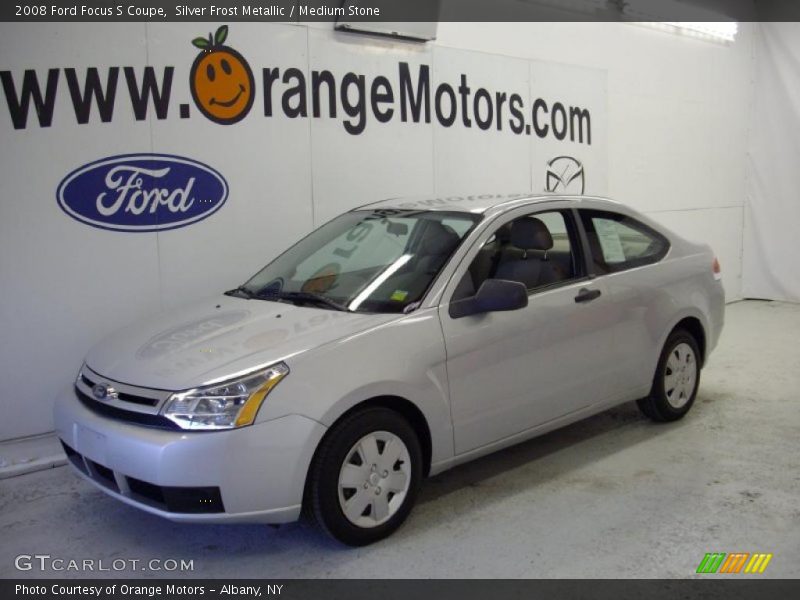 Silver Frost Metallic / Medium Stone 2008 Ford Focus S Coupe