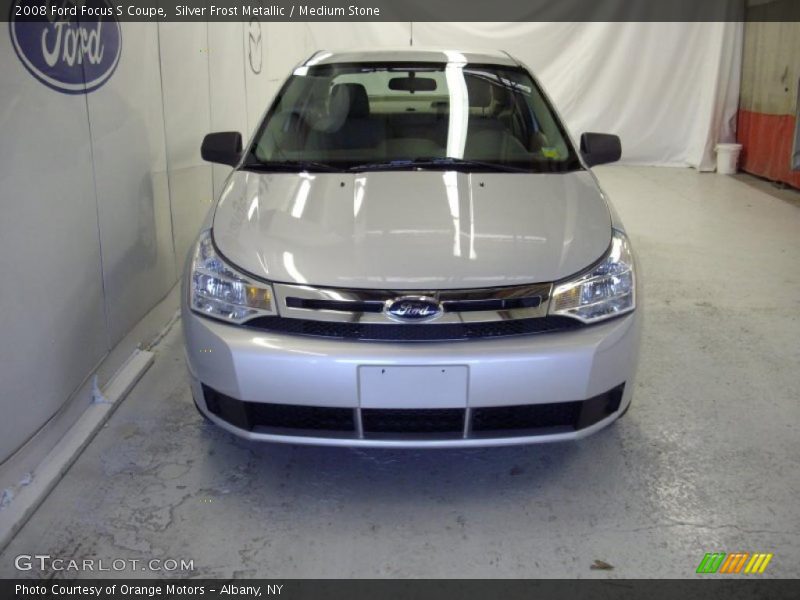 Silver Frost Metallic / Medium Stone 2008 Ford Focus S Coupe