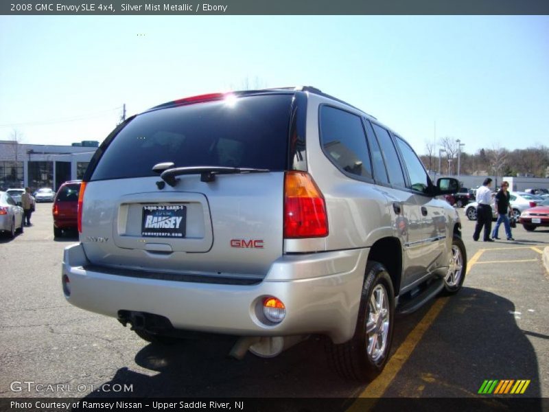 Silver Mist Metallic / Ebony 2008 GMC Envoy SLE 4x4
