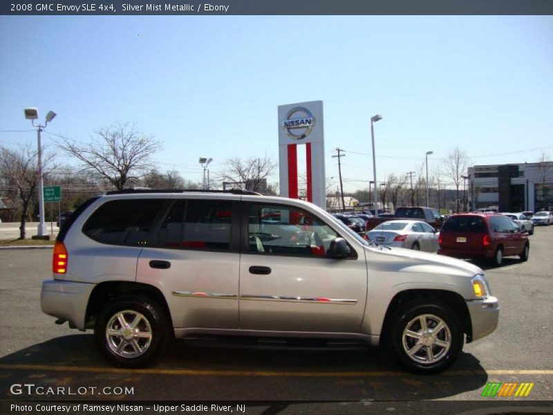Silver Mist Metallic / Ebony 2008 GMC Envoy SLE 4x4