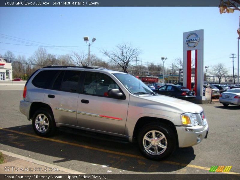 Silver Mist Metallic / Ebony 2008 GMC Envoy SLE 4x4