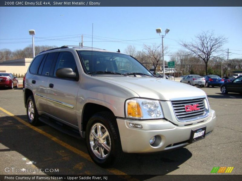 Silver Mist Metallic / Ebony 2008 GMC Envoy SLE 4x4