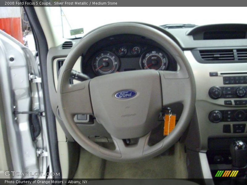 Silver Frost Metallic / Medium Stone 2008 Ford Focus S Coupe