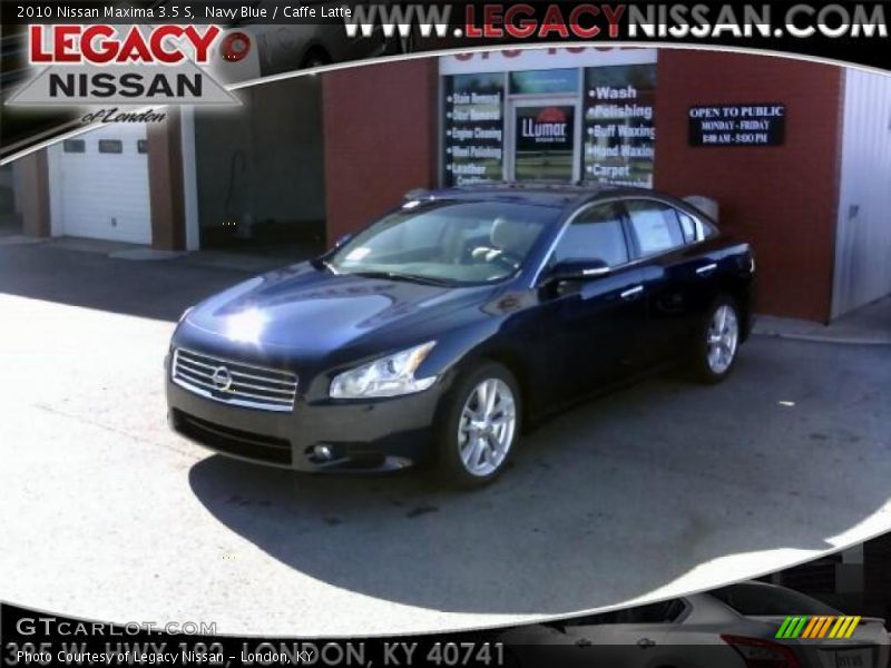 Navy Blue / Caffe Latte 2010 Nissan Maxima 3.5 S