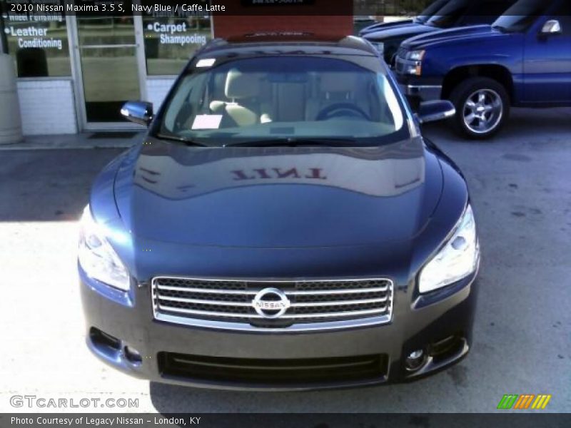 Navy Blue / Caffe Latte 2010 Nissan Maxima 3.5 S