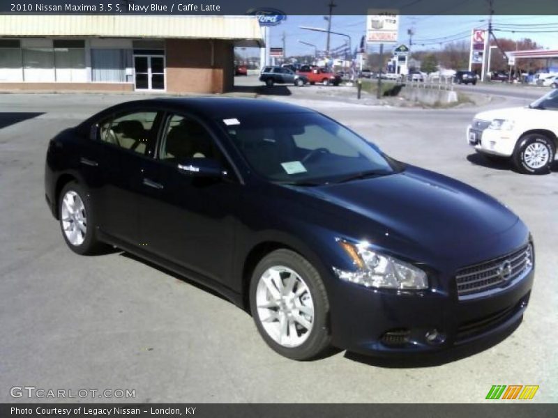 Navy Blue / Caffe Latte 2010 Nissan Maxima 3.5 S