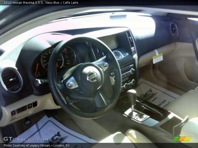 Navy Blue / Caffe Latte 2010 Nissan Maxima 3.5 S