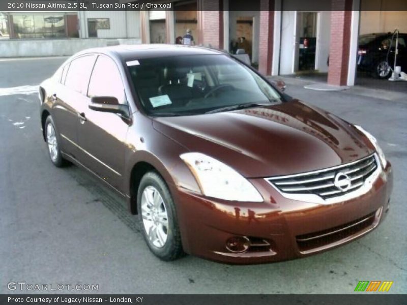 Tuscan Sun Red / Charcoal 2010 Nissan Altima 2.5 SL