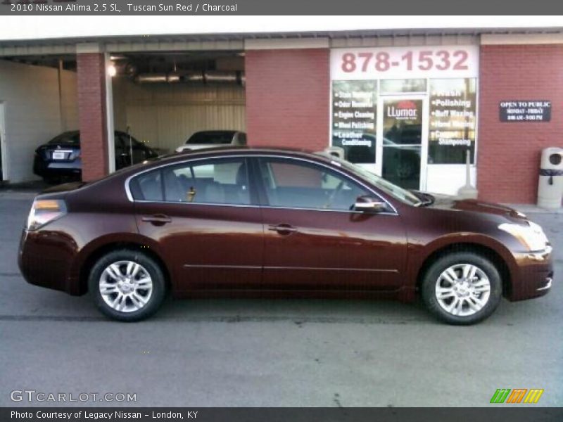 Tuscan Sun Red / Charcoal 2010 Nissan Altima 2.5 SL