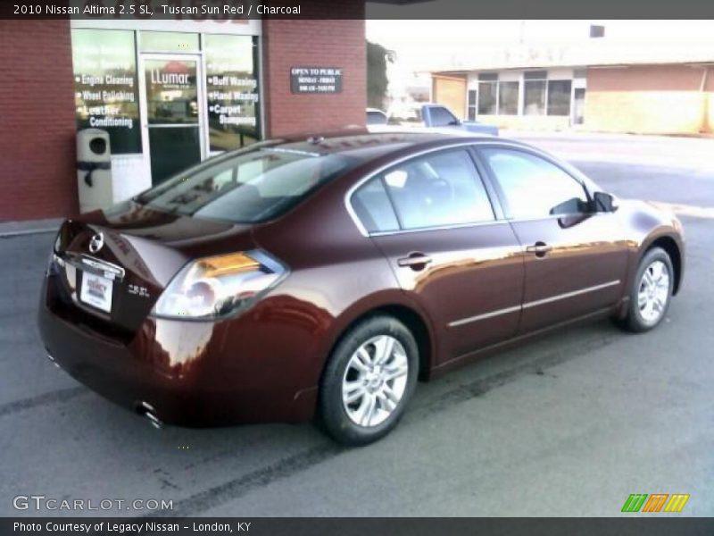 Tuscan Sun Red / Charcoal 2010 Nissan Altima 2.5 SL