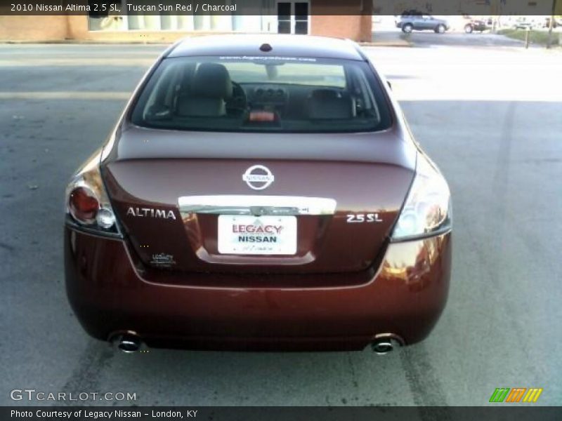 Tuscan Sun Red / Charcoal 2010 Nissan Altima 2.5 SL