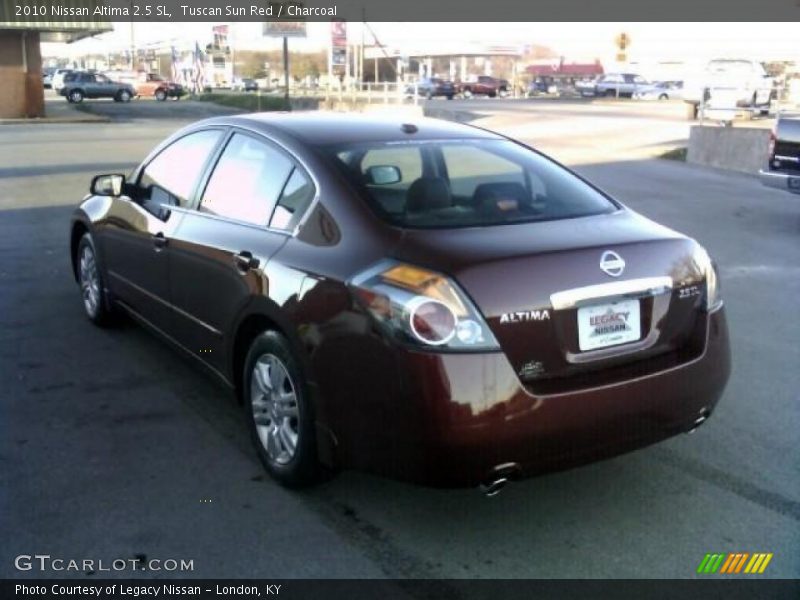 Tuscan Sun Red / Charcoal 2010 Nissan Altima 2.5 SL