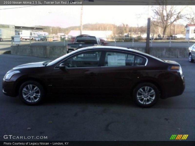 Tuscan Sun Red / Charcoal 2010 Nissan Altima 2.5 SL