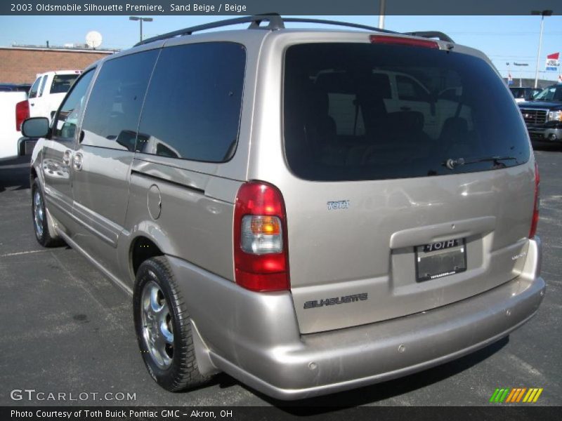 Sand Beige / Beige 2003 Oldsmobile Silhouette Premiere