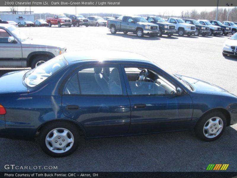 Dark Blue-Green Metallic / Light Neutral 2000 Chevrolet Prizm LSi
