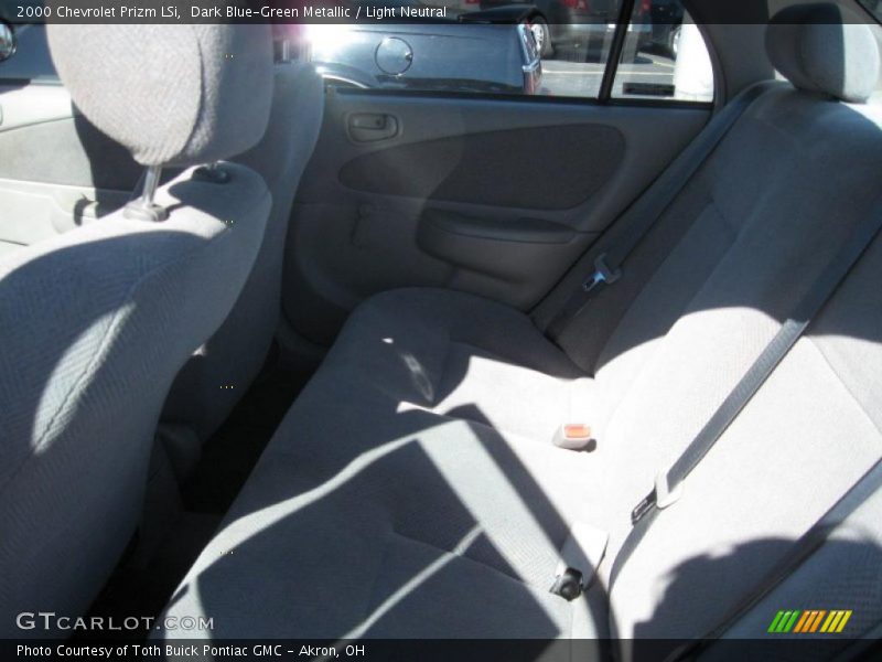 Dark Blue-Green Metallic / Light Neutral 2000 Chevrolet Prizm LSi