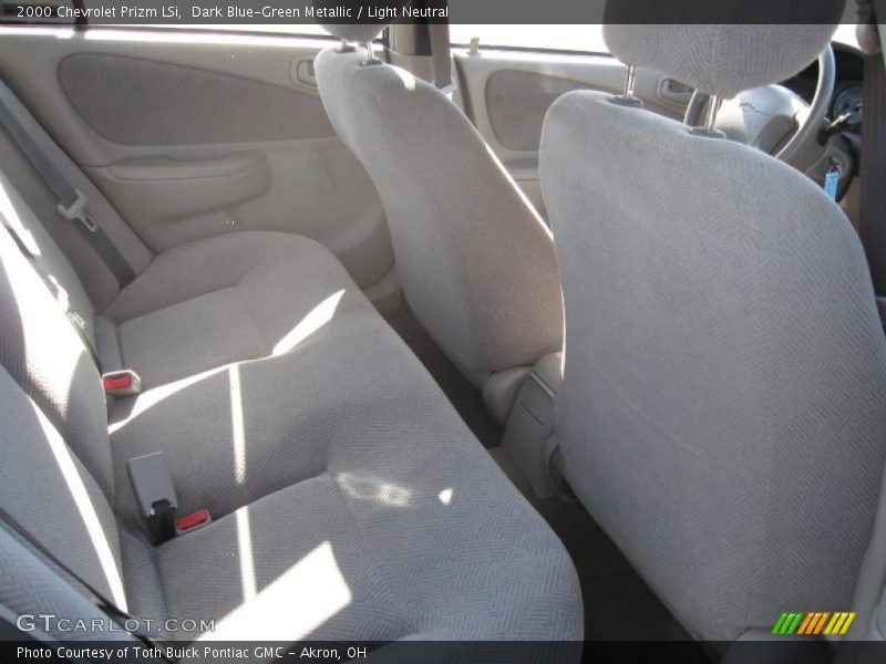 Dark Blue-Green Metallic / Light Neutral 2000 Chevrolet Prizm LSi