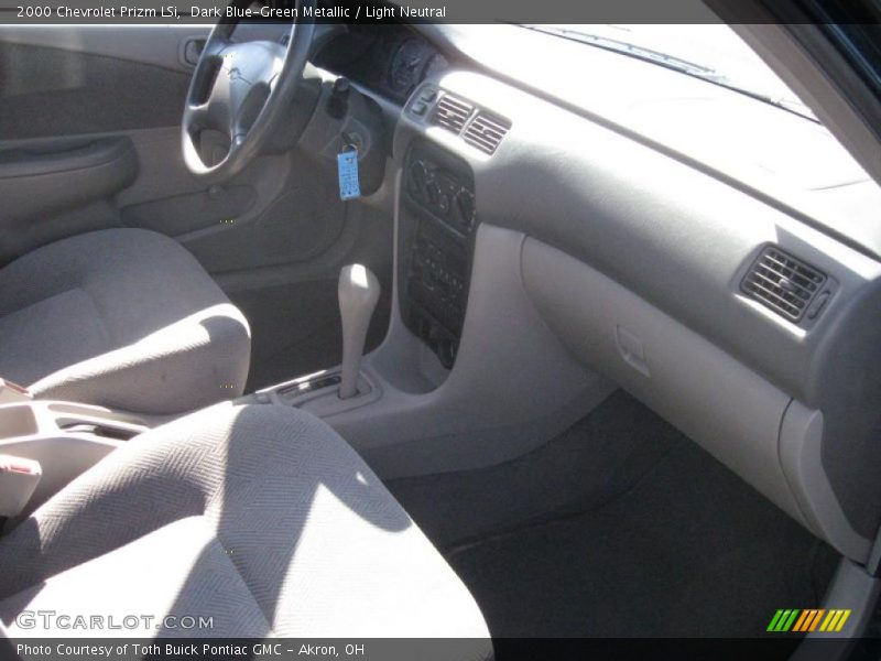 Dark Blue-Green Metallic / Light Neutral 2000 Chevrolet Prizm LSi
