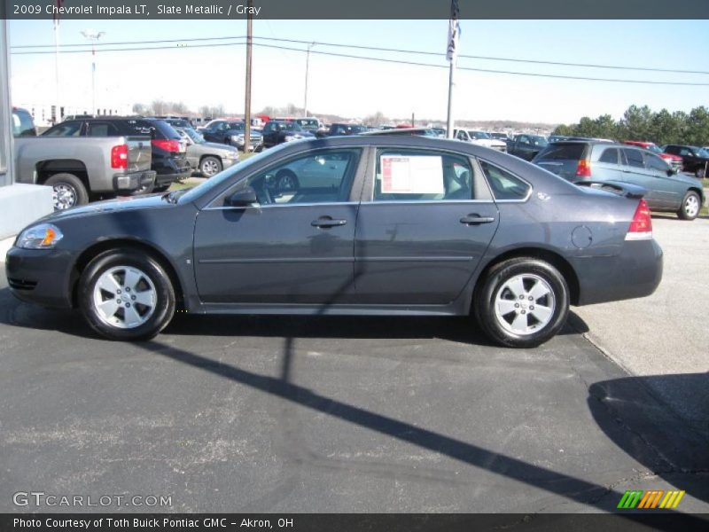Slate Metallic / Gray 2009 Chevrolet Impala LT