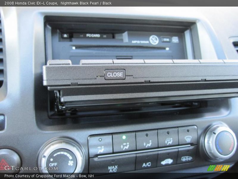 Nighthawk Black Pearl / Black 2008 Honda Civic EX-L Coupe