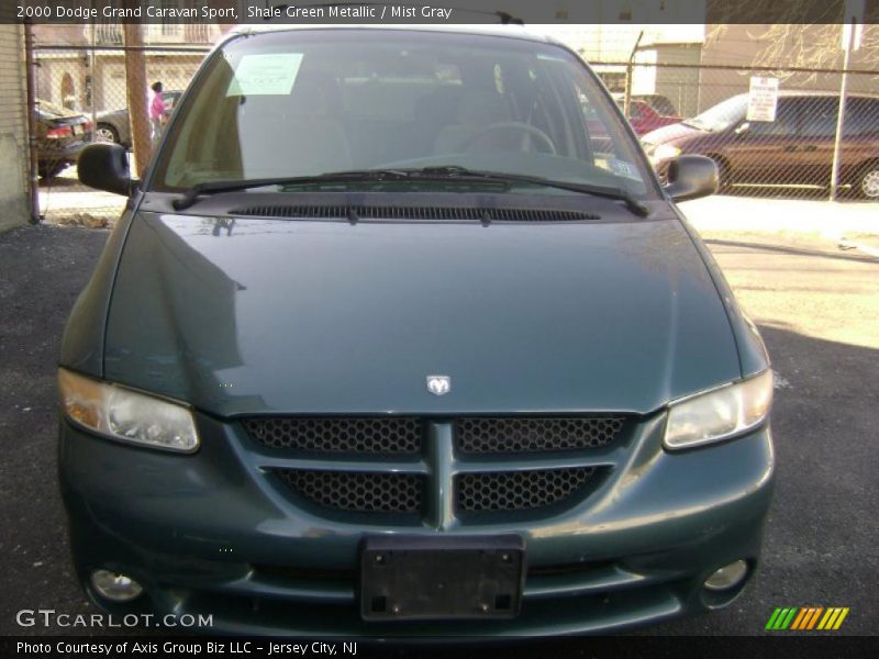 Shale Green Metallic / Mist Gray 2000 Dodge Grand Caravan Sport