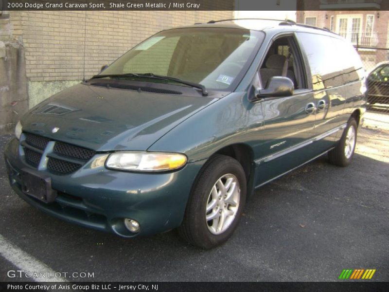 Shale Green Metallic / Mist Gray 2000 Dodge Grand Caravan Sport