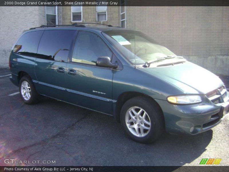 Shale Green Metallic / Mist Gray 2000 Dodge Grand Caravan Sport