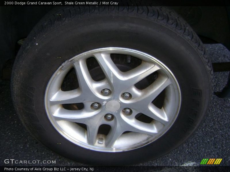Shale Green Metallic / Mist Gray 2000 Dodge Grand Caravan Sport