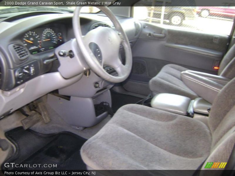 Shale Green Metallic / Mist Gray 2000 Dodge Grand Caravan Sport