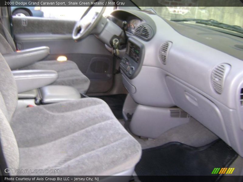 Shale Green Metallic / Mist Gray 2000 Dodge Grand Caravan Sport