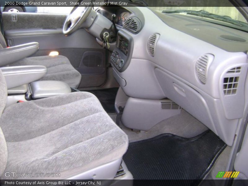 Shale Green Metallic / Mist Gray 2000 Dodge Grand Caravan Sport