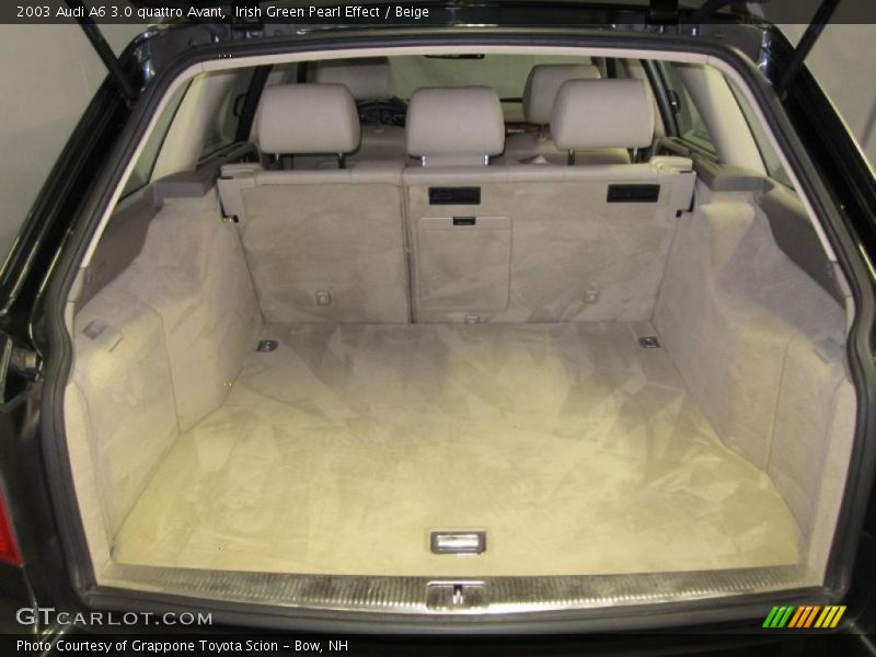 Irish Green Pearl Effect / Beige 2003 Audi A6 3.0 quattro Avant