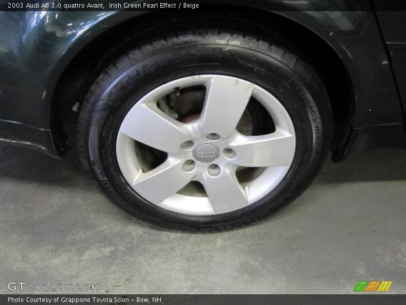 Irish Green Pearl Effect / Beige 2003 Audi A6 3.0 quattro Avant