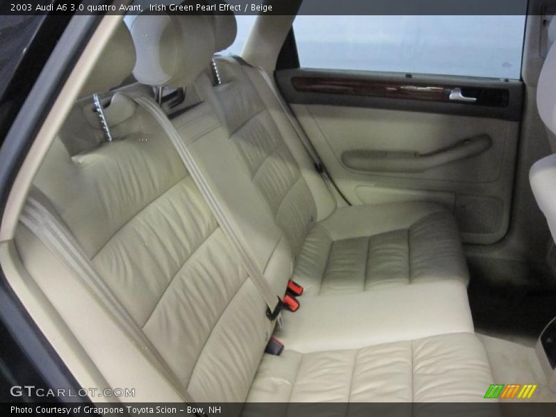 Irish Green Pearl Effect / Beige 2003 Audi A6 3.0 quattro Avant