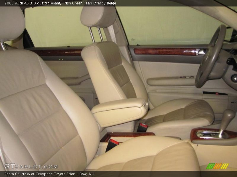 Irish Green Pearl Effect / Beige 2003 Audi A6 3.0 quattro Avant