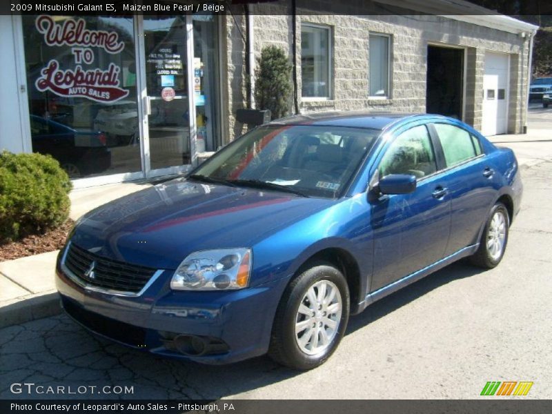 Maizen Blue Pearl / Beige 2009 Mitsubishi Galant ES