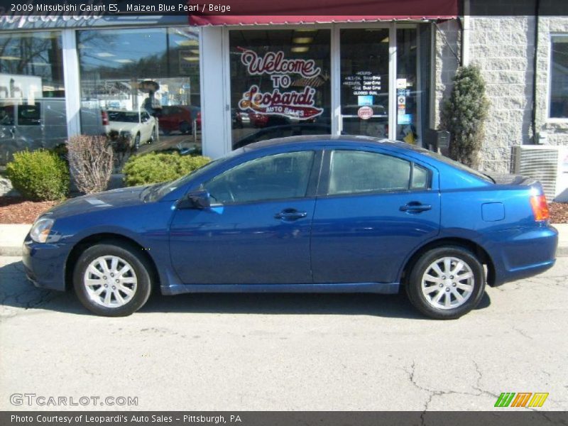 Maizen Blue Pearl / Beige 2009 Mitsubishi Galant ES
