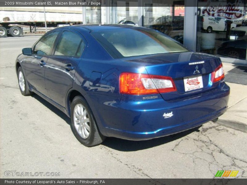 Maizen Blue Pearl / Beige 2009 Mitsubishi Galant ES
