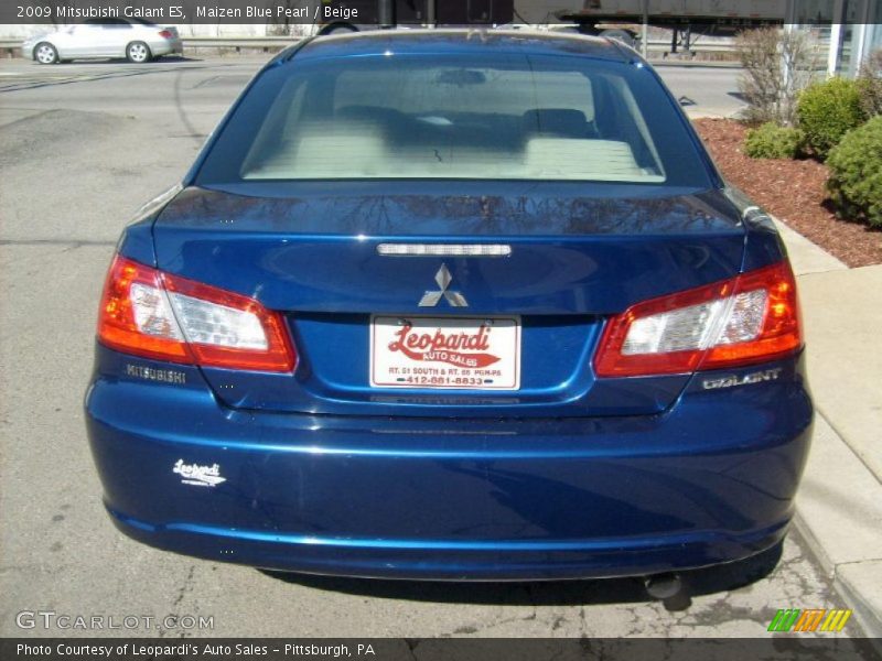 Maizen Blue Pearl / Beige 2009 Mitsubishi Galant ES