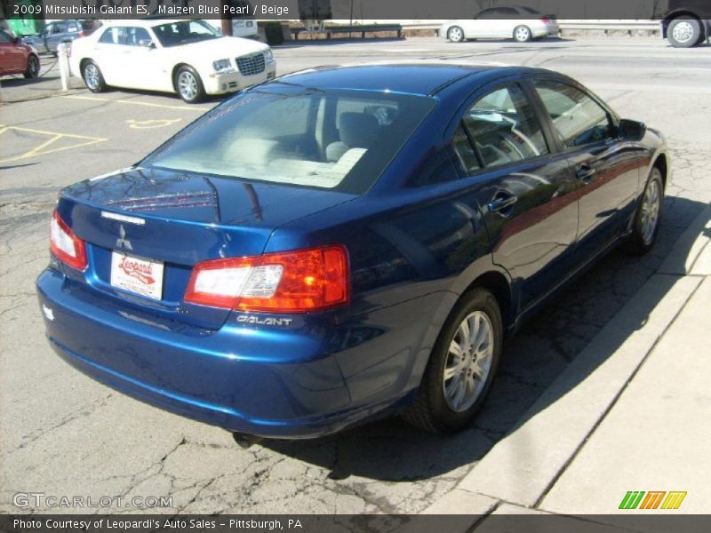 Maizen Blue Pearl / Beige 2009 Mitsubishi Galant ES