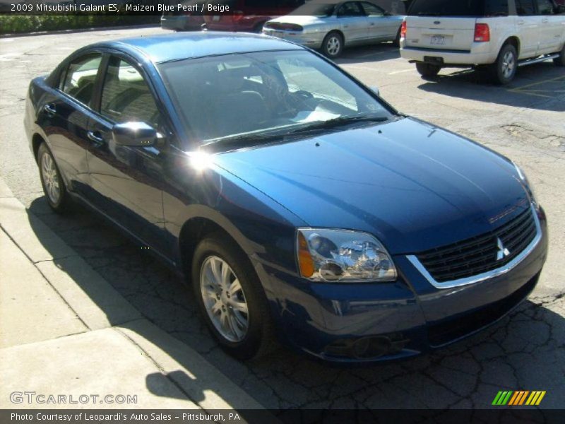 Maizen Blue Pearl / Beige 2009 Mitsubishi Galant ES
