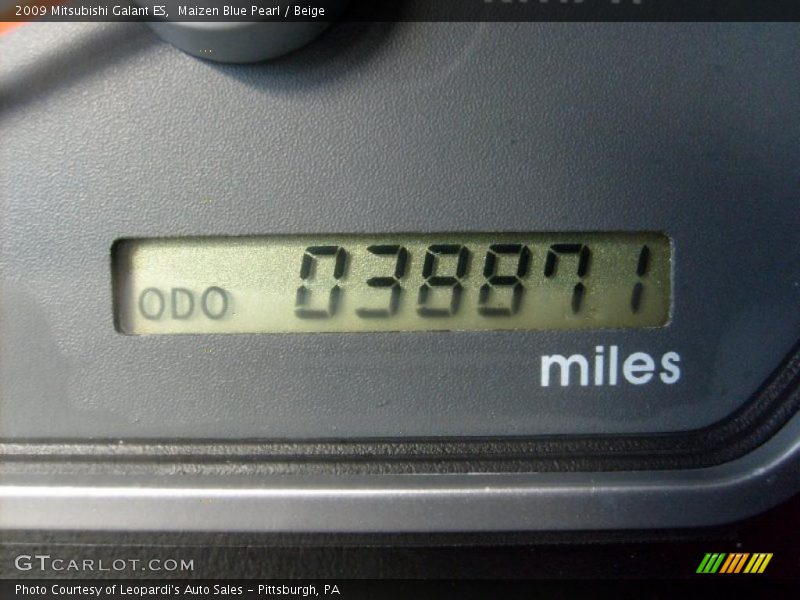 Maizen Blue Pearl / Beige 2009 Mitsubishi Galant ES